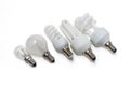 Various electric lamp Royalty Free Stock Photo