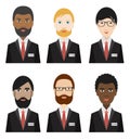 Various ethnicity business men.