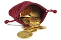 European gold coins Royalty Free Stock Photo