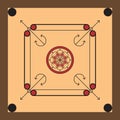 Various family game board, carrom board.