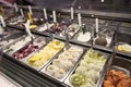 Various flavors of gelato icecream