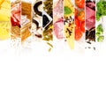 Various Food Mix Royalty Free Stock Photo