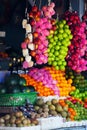 Various fruits at local market Royalty Free Stock Photo