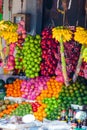 Various fruits at local market Royalty Free Stock Photo