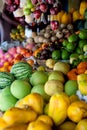 Various fruits at local market in Sri Lanka Royalty Free Stock Photo