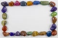 Various Gems and Crystals Rectangle Royalty Free Stock Photo
