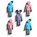 Various gender identities icons