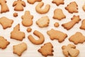 Various gingerbread cookies Royalty Free Stock Photo