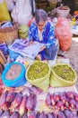 Various goods in Burmese market , Myanmar