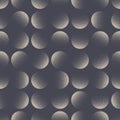 Various Gradation Circles Regular Seamless Pattern Vector Abstract Background