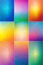 Various Gradient Background Colors Royalty Free Stock Photo
