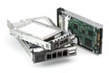 Various Hard Drives Royalty Free Stock Photo