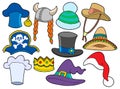 Various hats collection