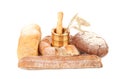 Various healthy bread. Royalty Free Stock Photo