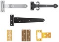 Various hinges Royalty Free Stock Photo