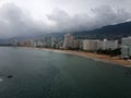 Acapulco Hotels in Max Hurricane Royalty Free Stock Photo