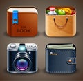 Various icons Royalty Free Stock Photo