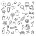 Various icons Royalty Free Stock Photo