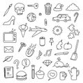 Various icons Royalty Free Stock Photo