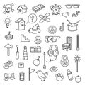 Various icons Royalty Free Stock Photo