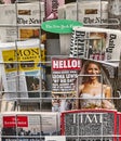 Newspaper and Magazine Rack in Germany