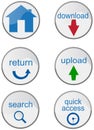 Various internet buttons