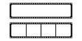 Various isolated wide and tall blank gray and black film strip backgrounds over white Royalty Free Stock Photo