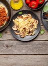 Various Italian pasta Royalty Free Stock Photo