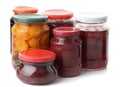 Various jams and compotes Royalty Free Stock Photo