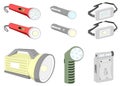 Various kind of flash lights