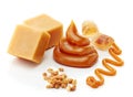 Various kinds of caramel