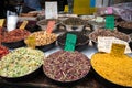 Various kinds of dried fruits for tea making