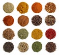 Various kinds of spices