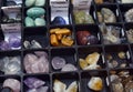 Various kinds of stones and minerals Royalty Free Stock Photo