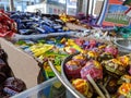 Various kinds of sweets in the store