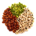 Various legumes Royalty Free Stock Photo