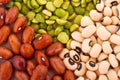 Various legumes Royalty Free Stock Photo