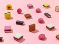 Various licorice candies Royalty Free Stock Photo