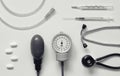 Various medical background tools Royalty Free Stock Photo