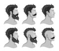 Various men styles Royalty Free Stock Photo