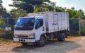 Various Mexican trucks transporters vans delivery cars in Mexico