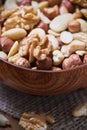 Various mixed nuts Royalty Free Stock Photo