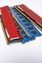 Various mixed ram memory modules of various capacities