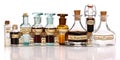 Various mother tinctures of homeopathic medicine Royalty Free Stock Photo