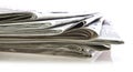 Various newspapers Royalty Free Stock Photo