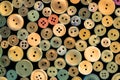 Various old buttons Royalty Free Stock Photo