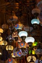 Various old lamps on the Grand Bazaar Royalty Free Stock Photo