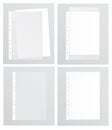 Various options for paper files Royalty Free Stock Photo