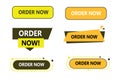 E-commerce \'Order Now\' Button Vectors Royalty Free Stock Photo