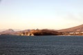 Various panoramic views of the piers, terminal and coastline of the Port of Vostocnyy, Russia.